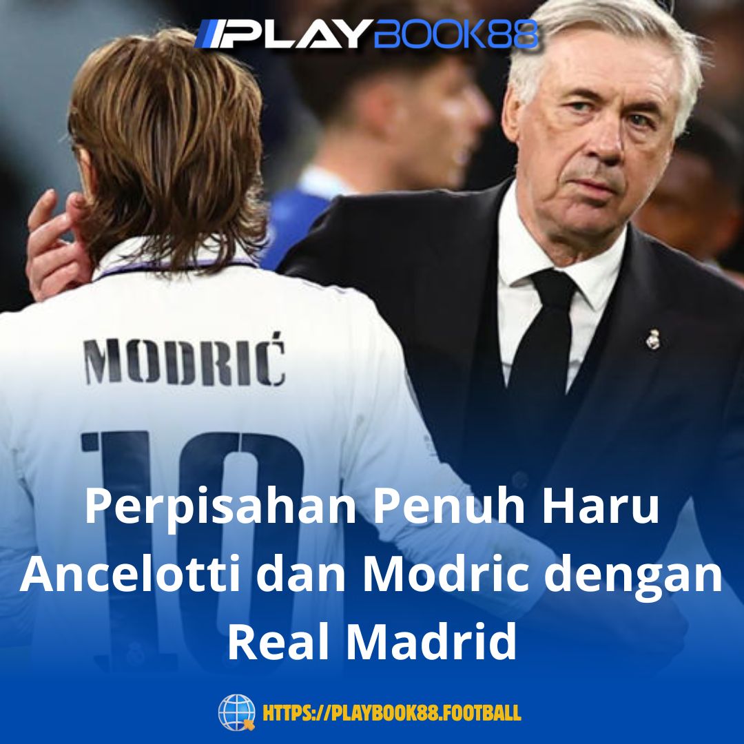Modric dan Ancelotti Tinggalkan Real Madrid dengan Penuh Haru, Akhiri Era Keemasan